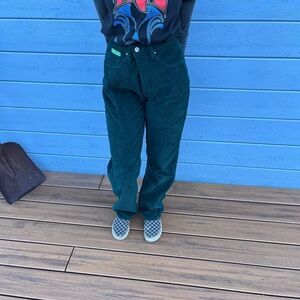 Green Corduroy Pants
